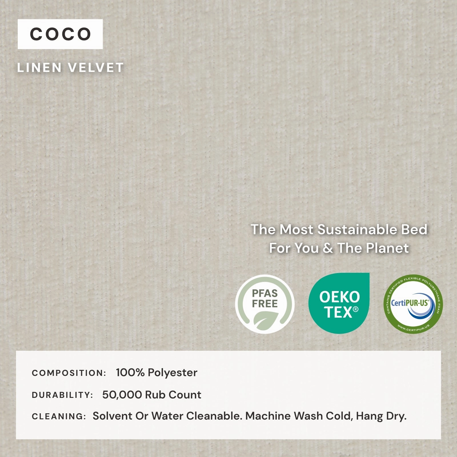 King Upholstered Platform Bed   Headboard | Mod Velvet in Coco
