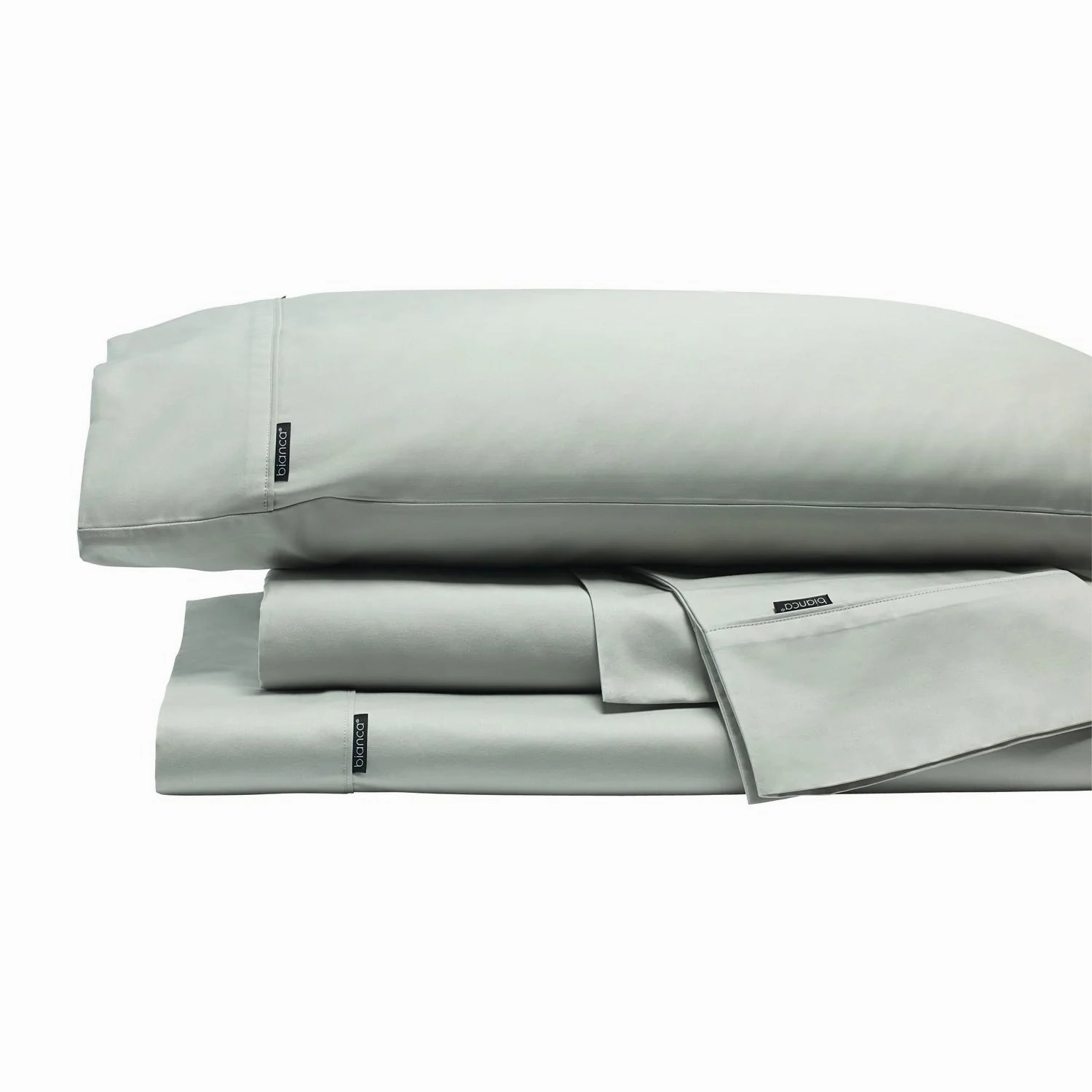 Kingston 500TC cotton sateen sheet sets SILVER by Bianca