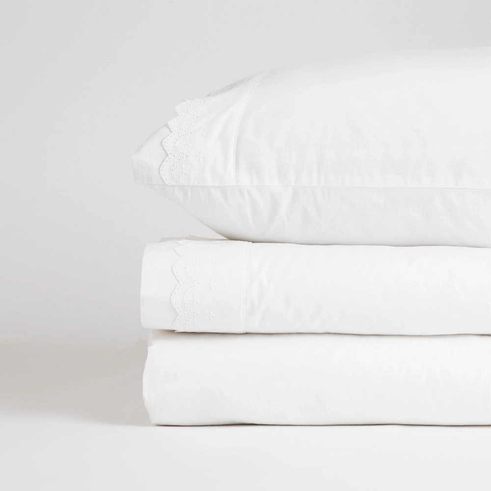 Lace Cuff WHITE Sheet Set by Royal Albert