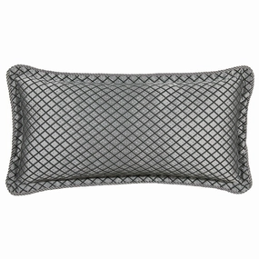 Lancaster Silver Long Filled Cushion by Davinci