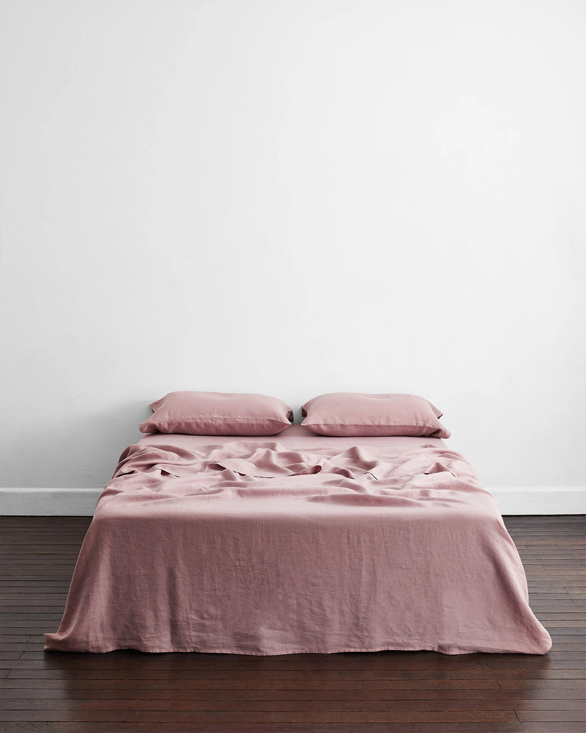 Lavender 100% Flax Linen King Pillowcases (Set of Two)