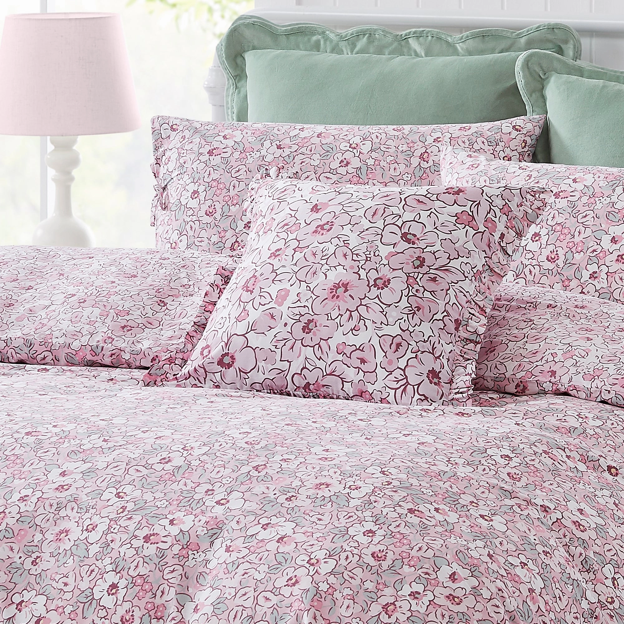 Libby PInk Cushion by Laura Ashley