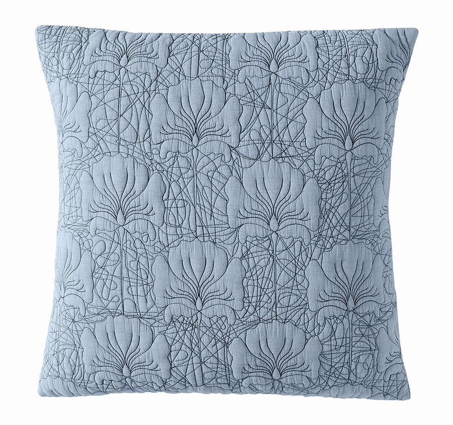 Lilian European Pillow Sham Denim
