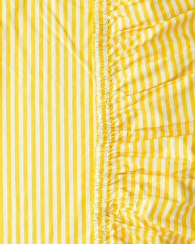 Limoncello Stripe Organic Cotton Fitted Sheet (US)