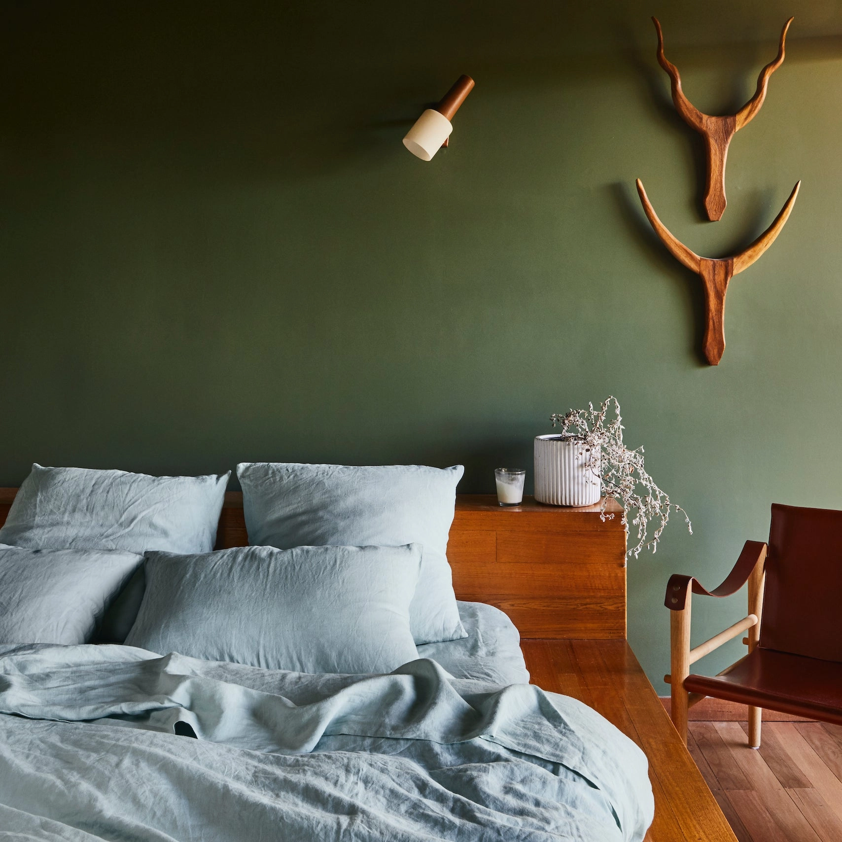 Linen Euro Pillowcase Set - Moonlight