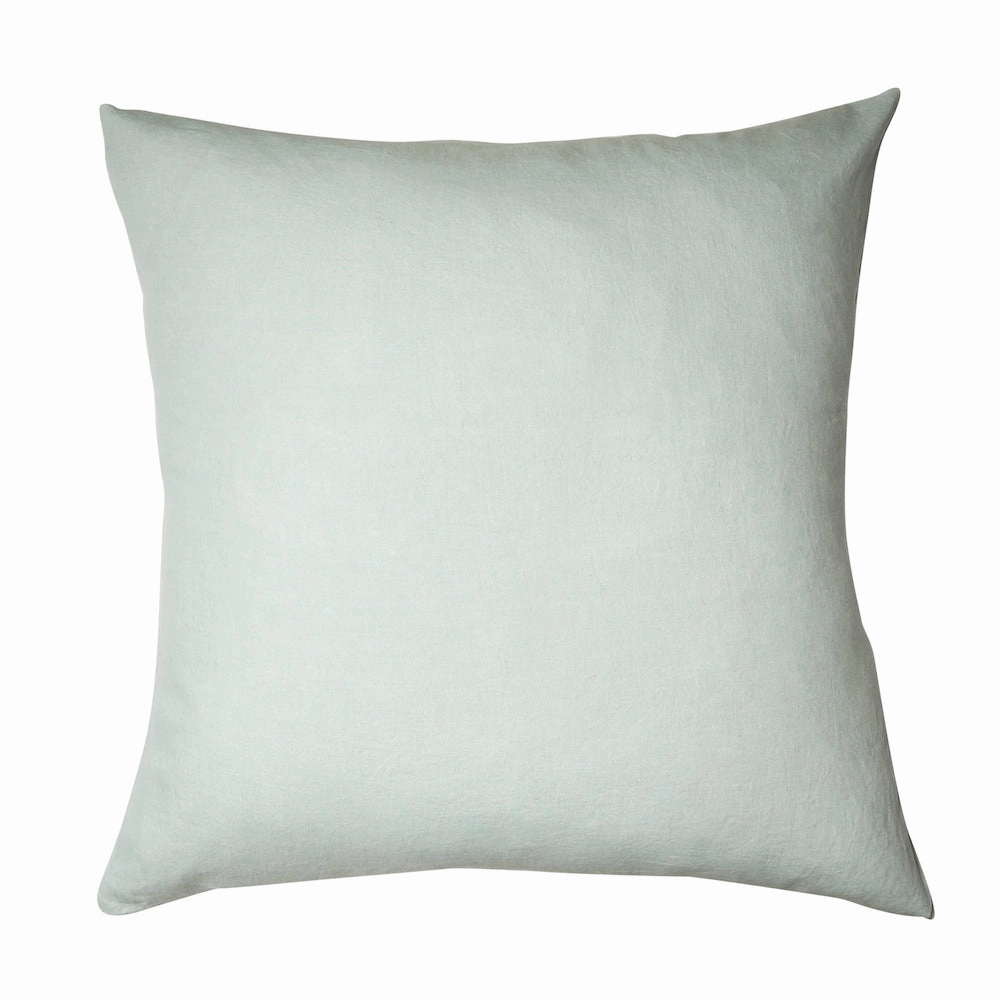 Linen Euro Pillowcase Set - Moonlight