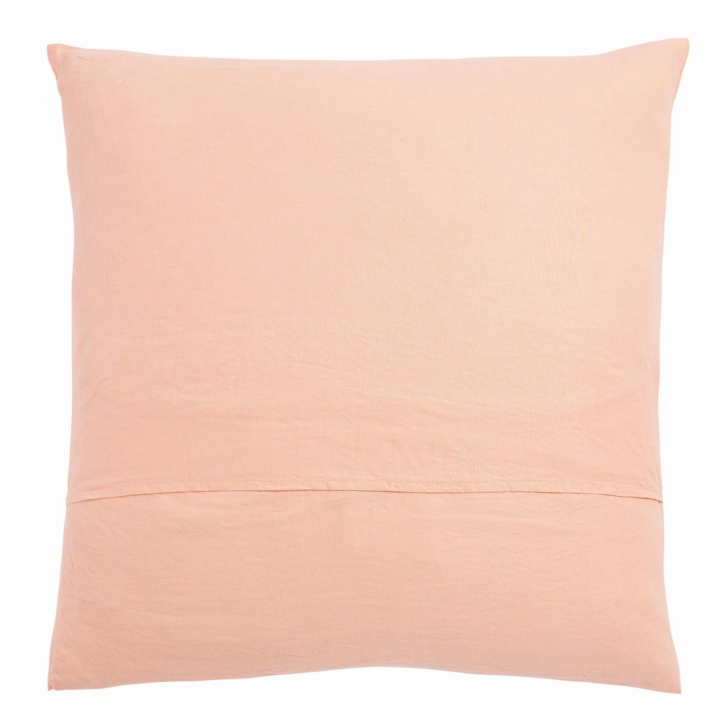 Linen Euro Pillowcase Set - Peach Puff