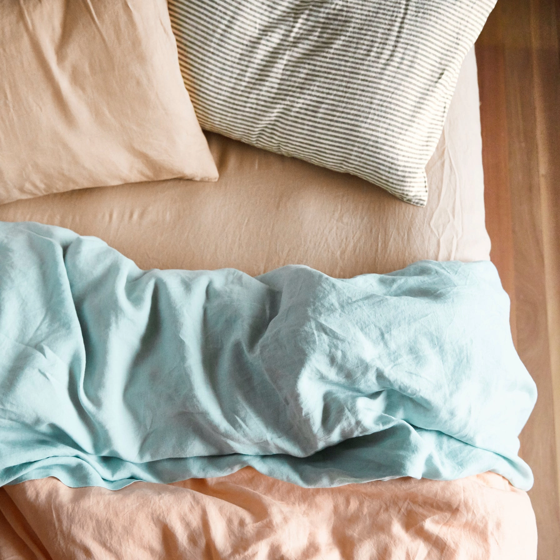 Linen Flat Sheet - Moonlight