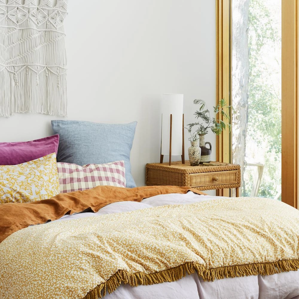 Linen Flat Sheet - Tobacco