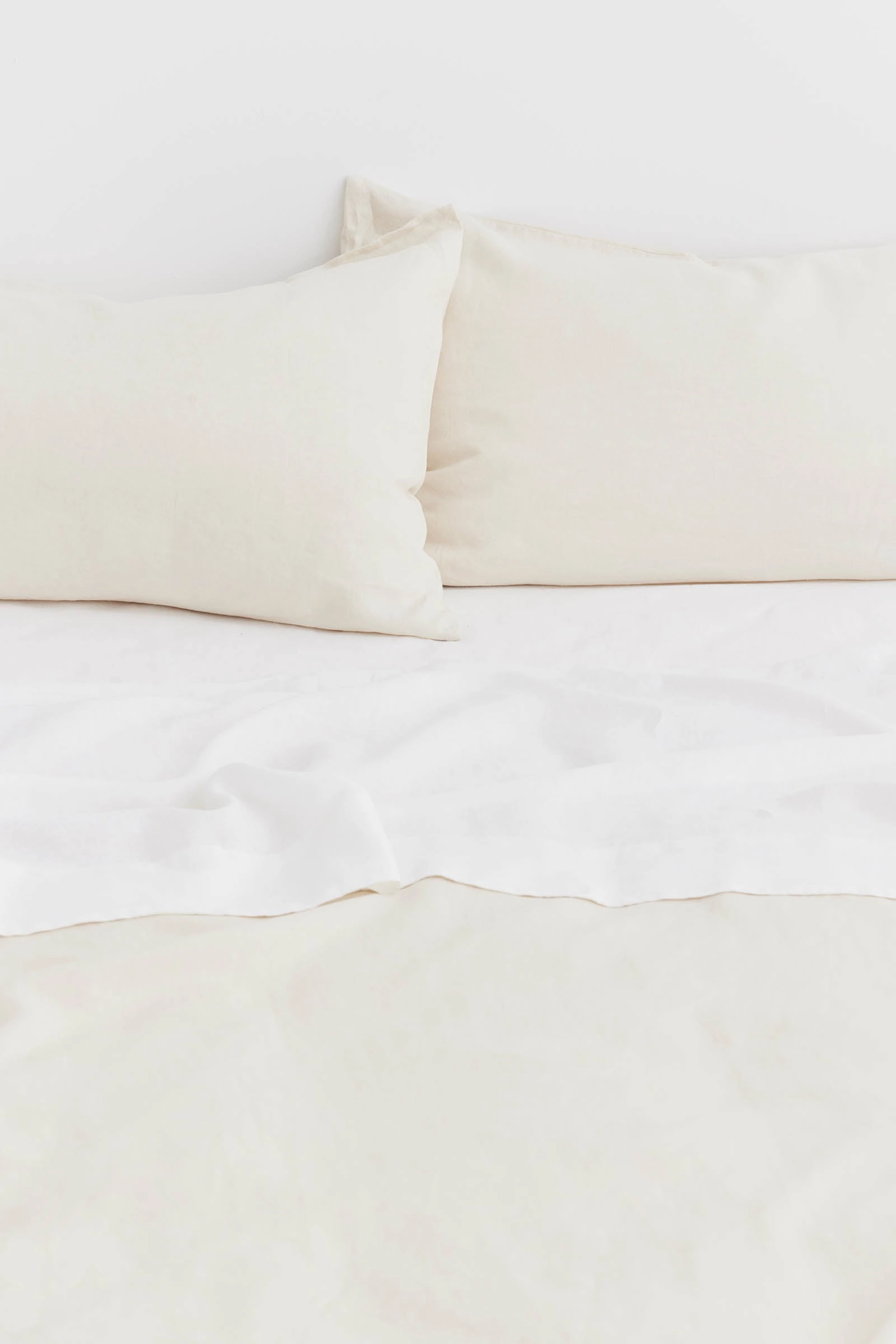 Linen Flat Sheet White