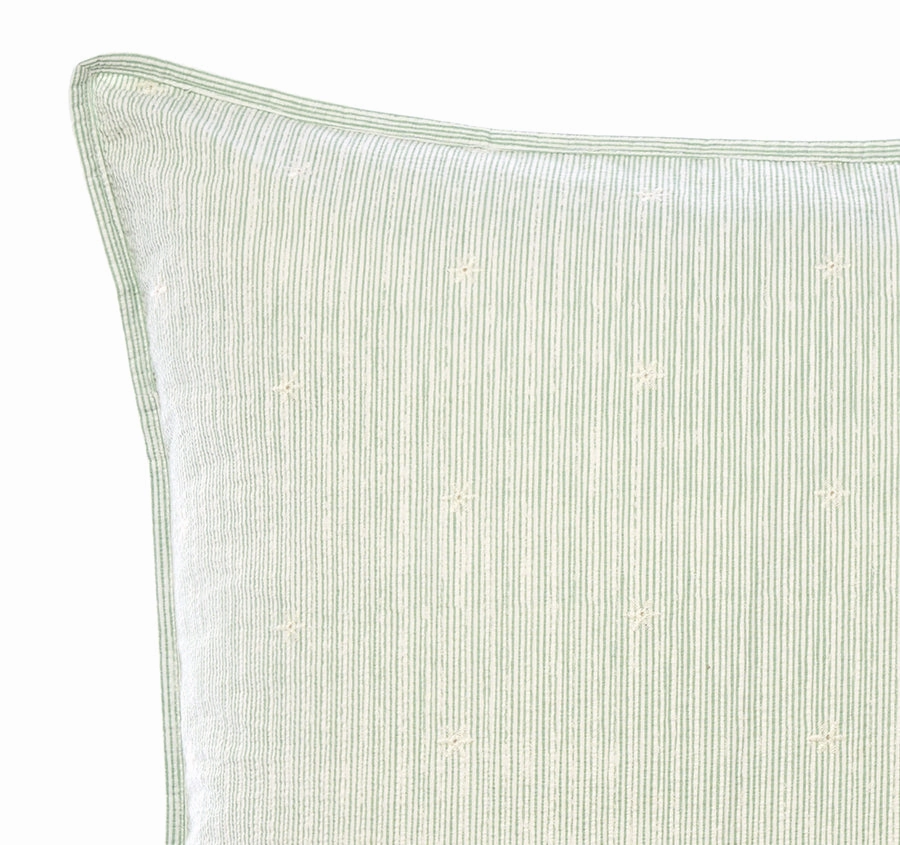 Lisette European Pillowcase Seaglass