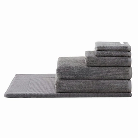 Living Textures Trenton 6 PIECE TOWEL PACK by Sheridan GRANITE