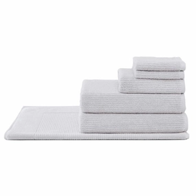 Living Textures Trenton 6 PIECE TOWEL PACK by Sheridan SILVER GREY