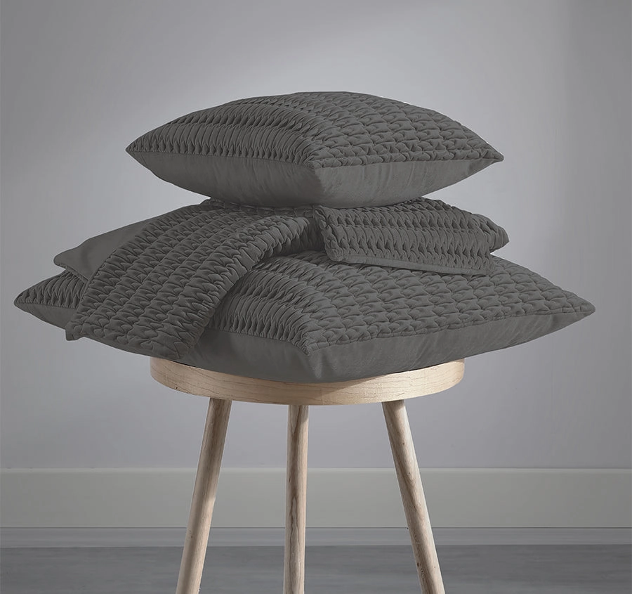 Loxton 30x65cm Filled Cushion Charcoal