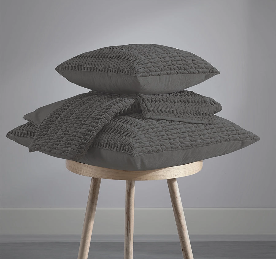 Loxton 45x45cm Filled Cushion Charcoal