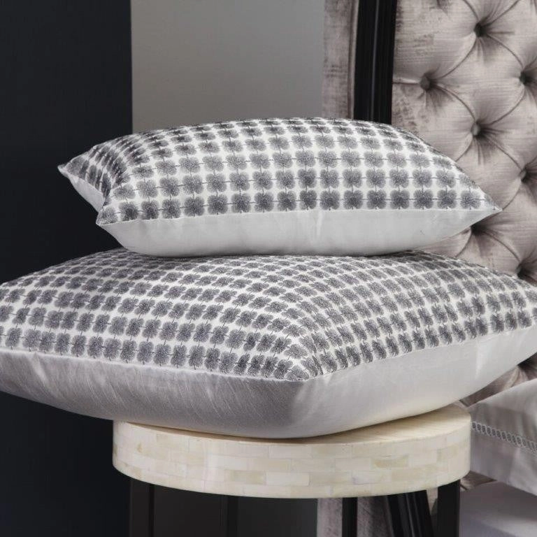 Lulu Silver European Pillowcase by Davinci