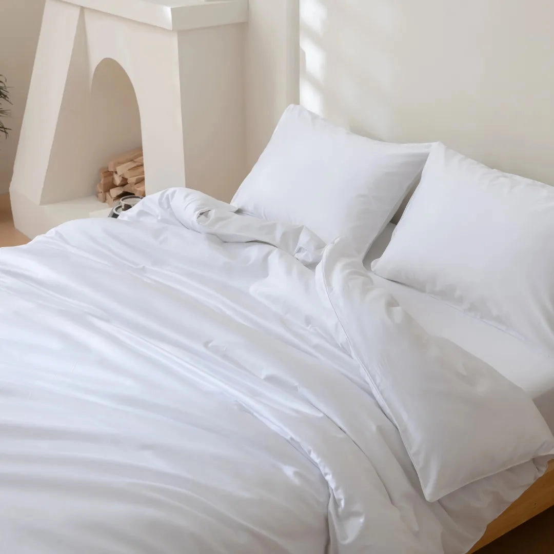 Luxe Sateen Flat Sheet - White