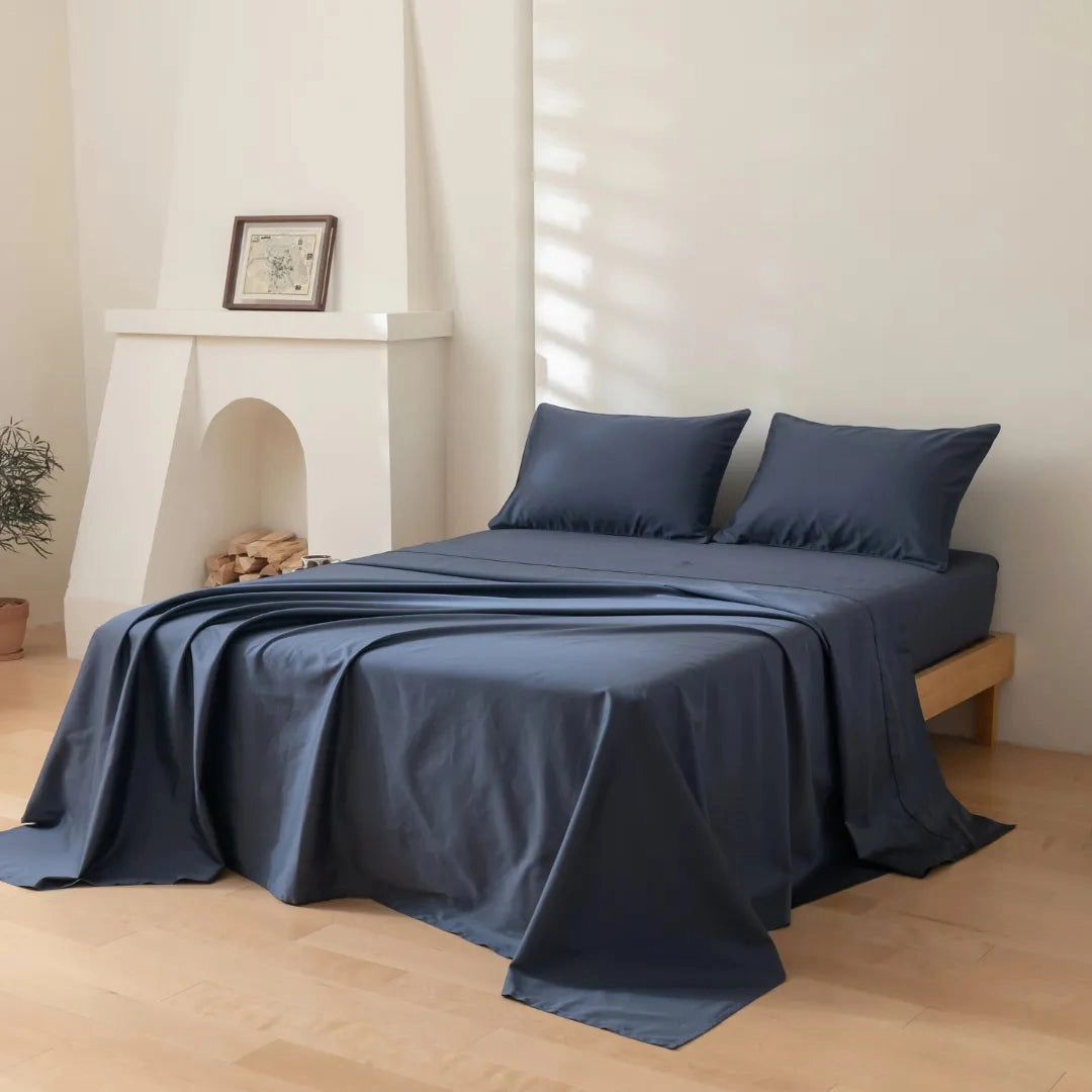 Luxe Sateen Sheet Set - Midnight