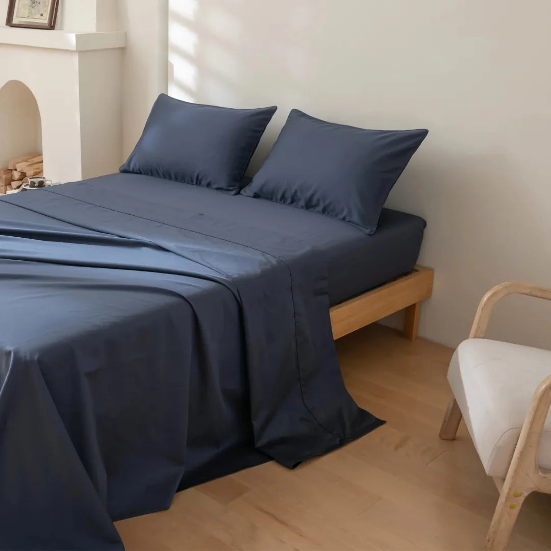 Luxe Sateen Sheet Set - Midnight