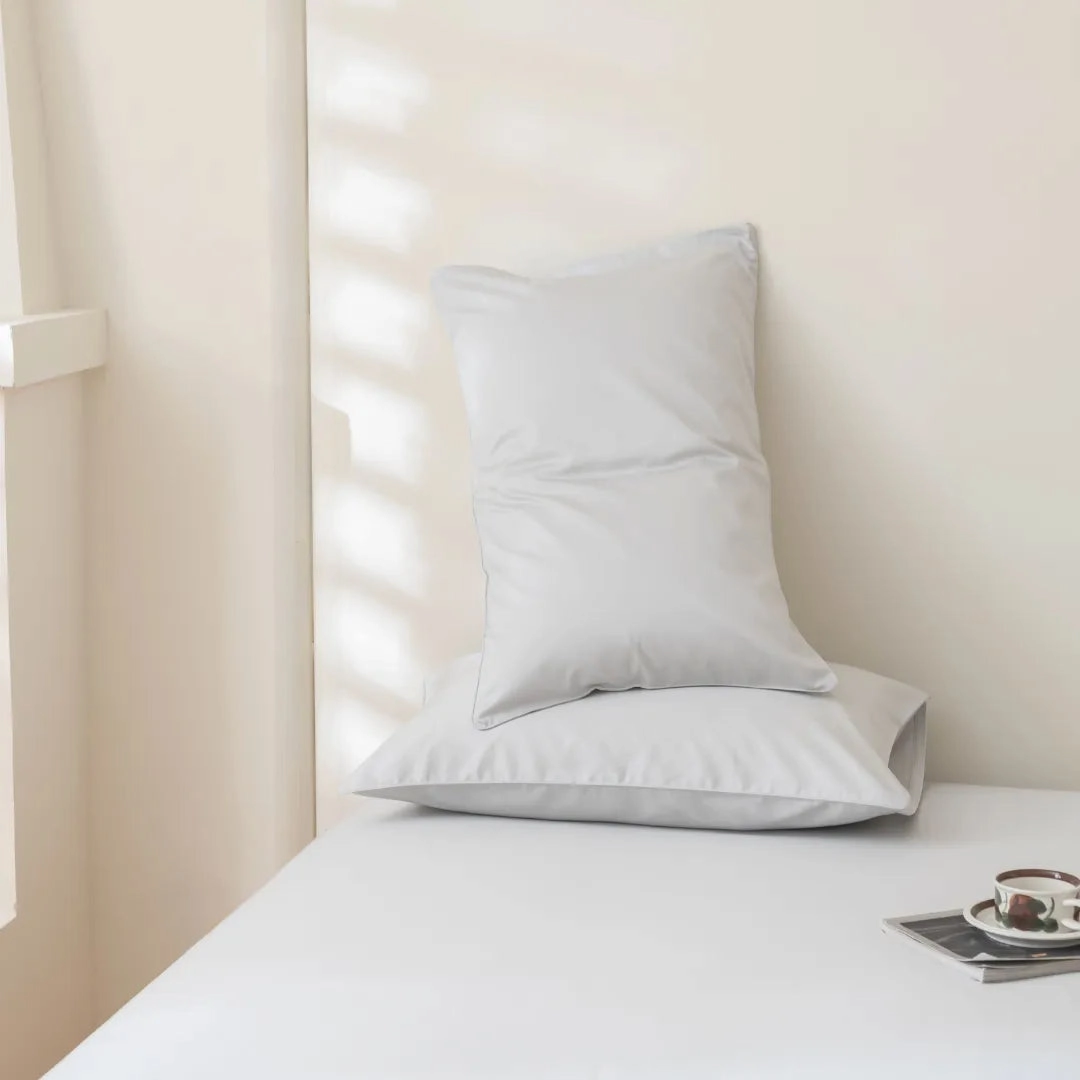 Luxe Sateen Sheet Set - Silver