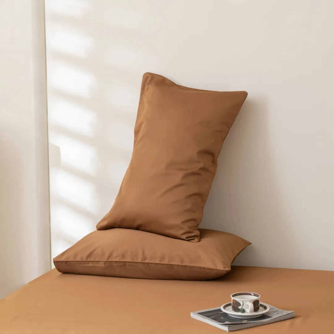 Luxe Sateen Sheet Set - Terracotta