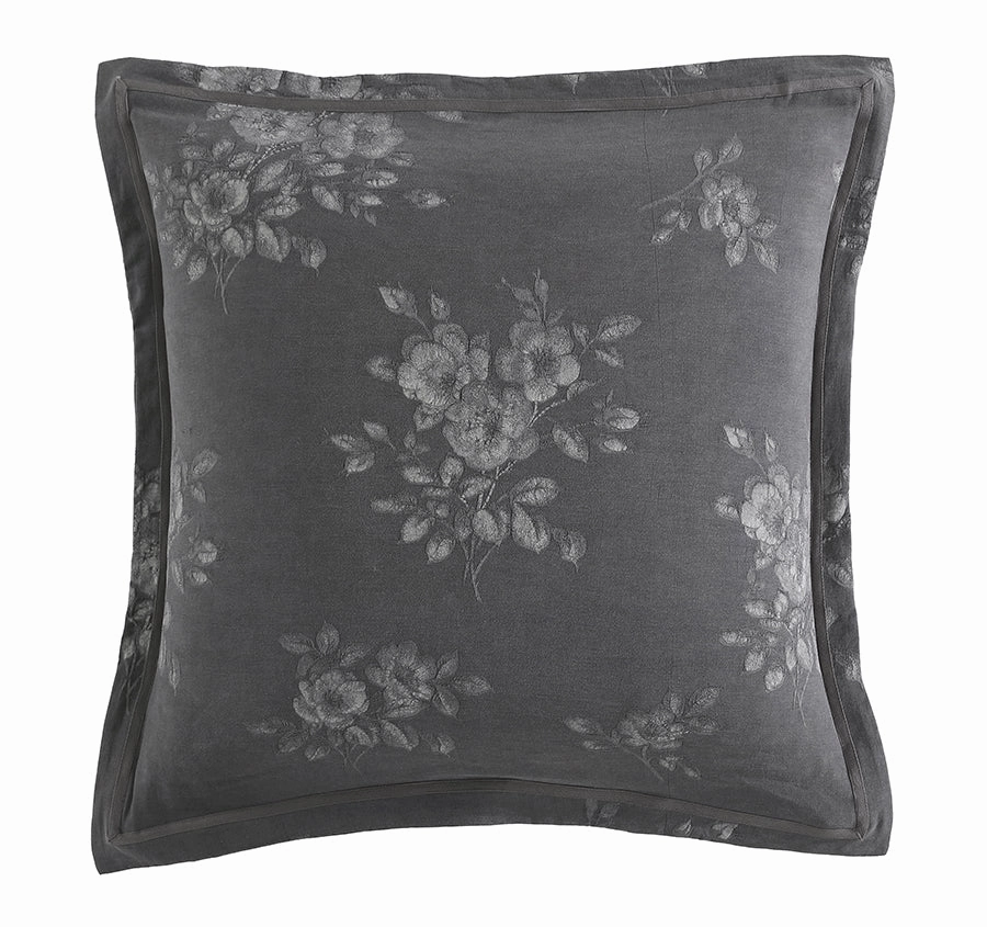 Maisey European Pillowcase Charcoal