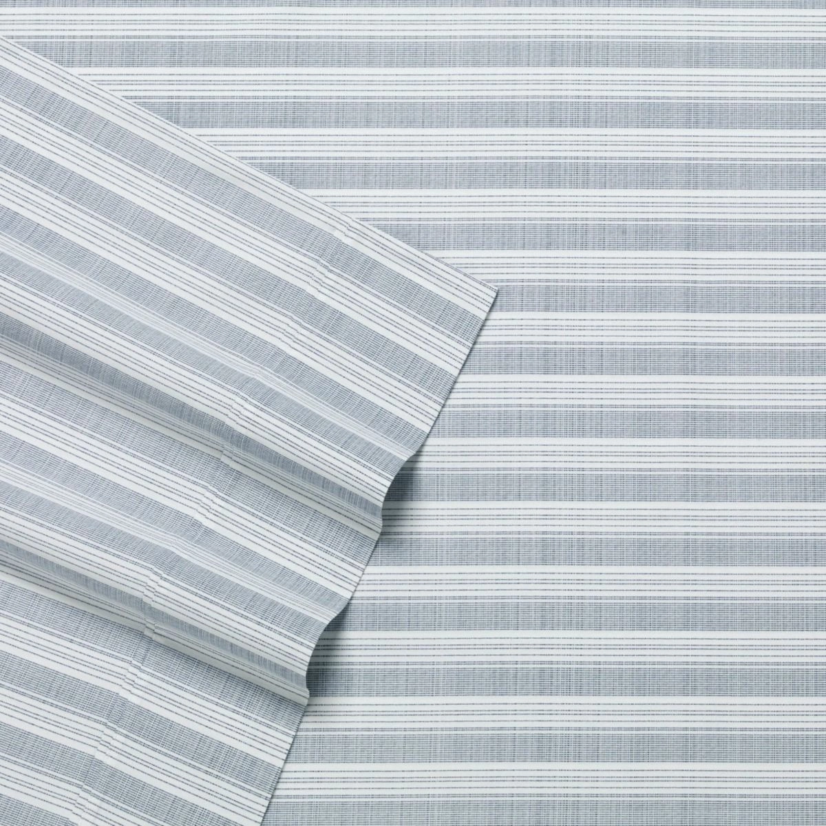 Maldive Stripe Indigo Cotton Sheet Set by Tommy Bahama