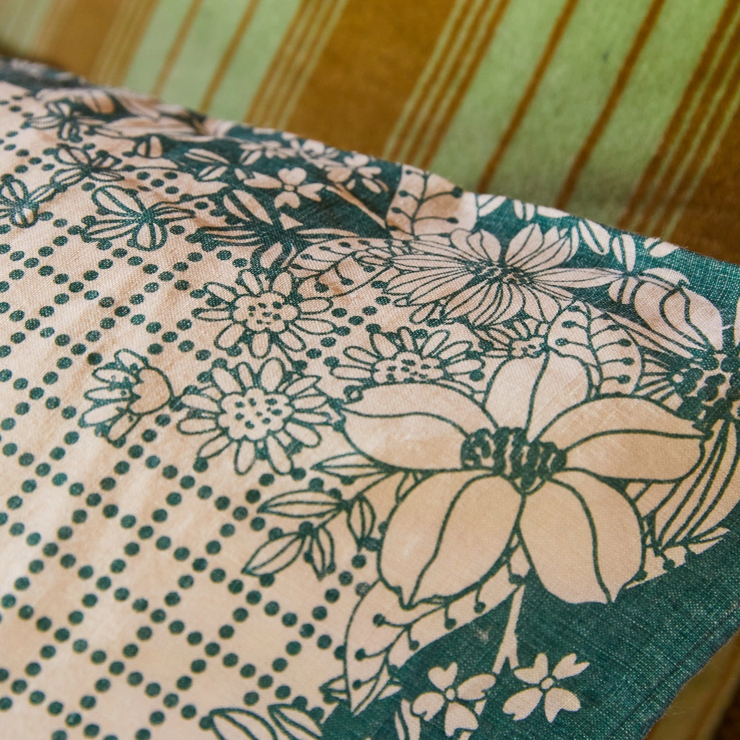 Mallorie Linen Pillowcase Set - Forest