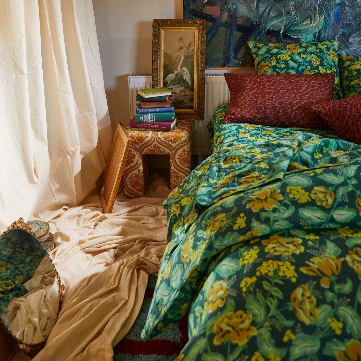 Margot Linen Sheets - Forest