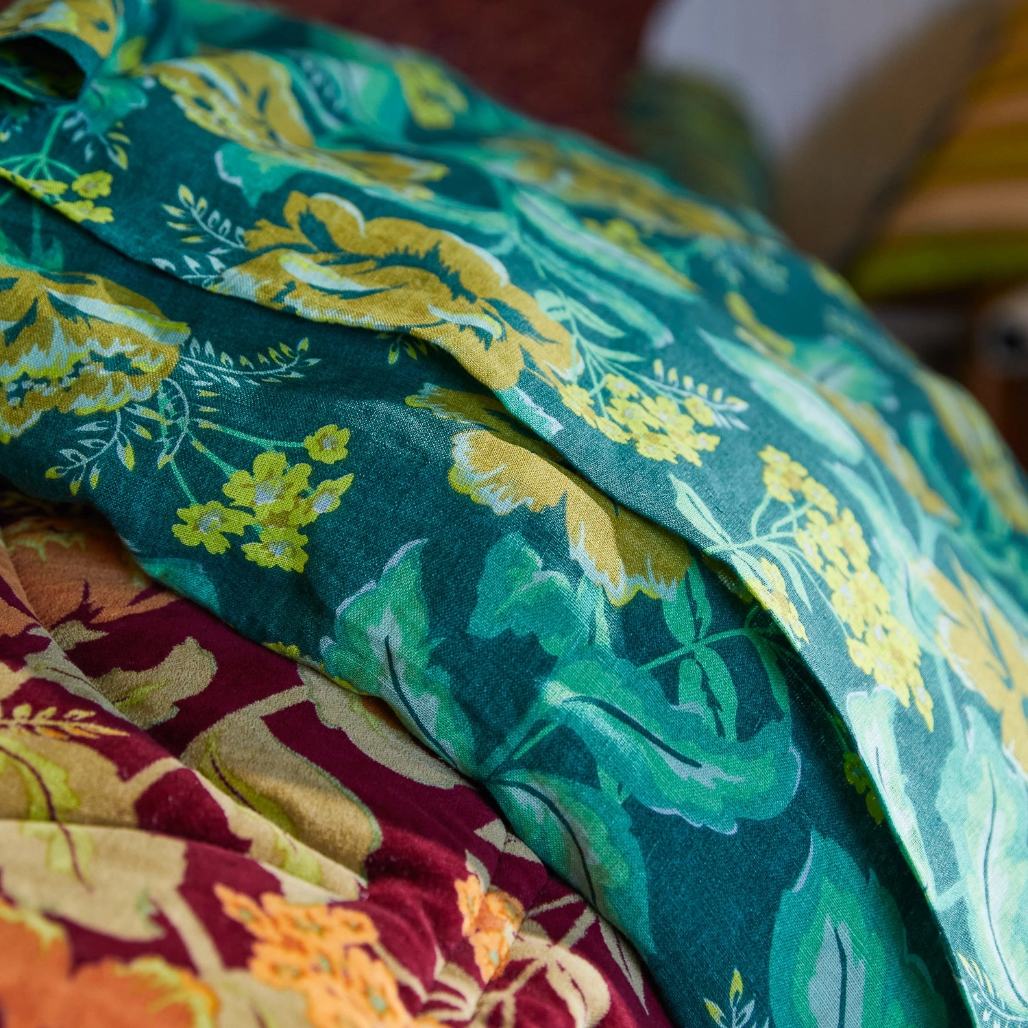 Margot Linen Sheets - Forest