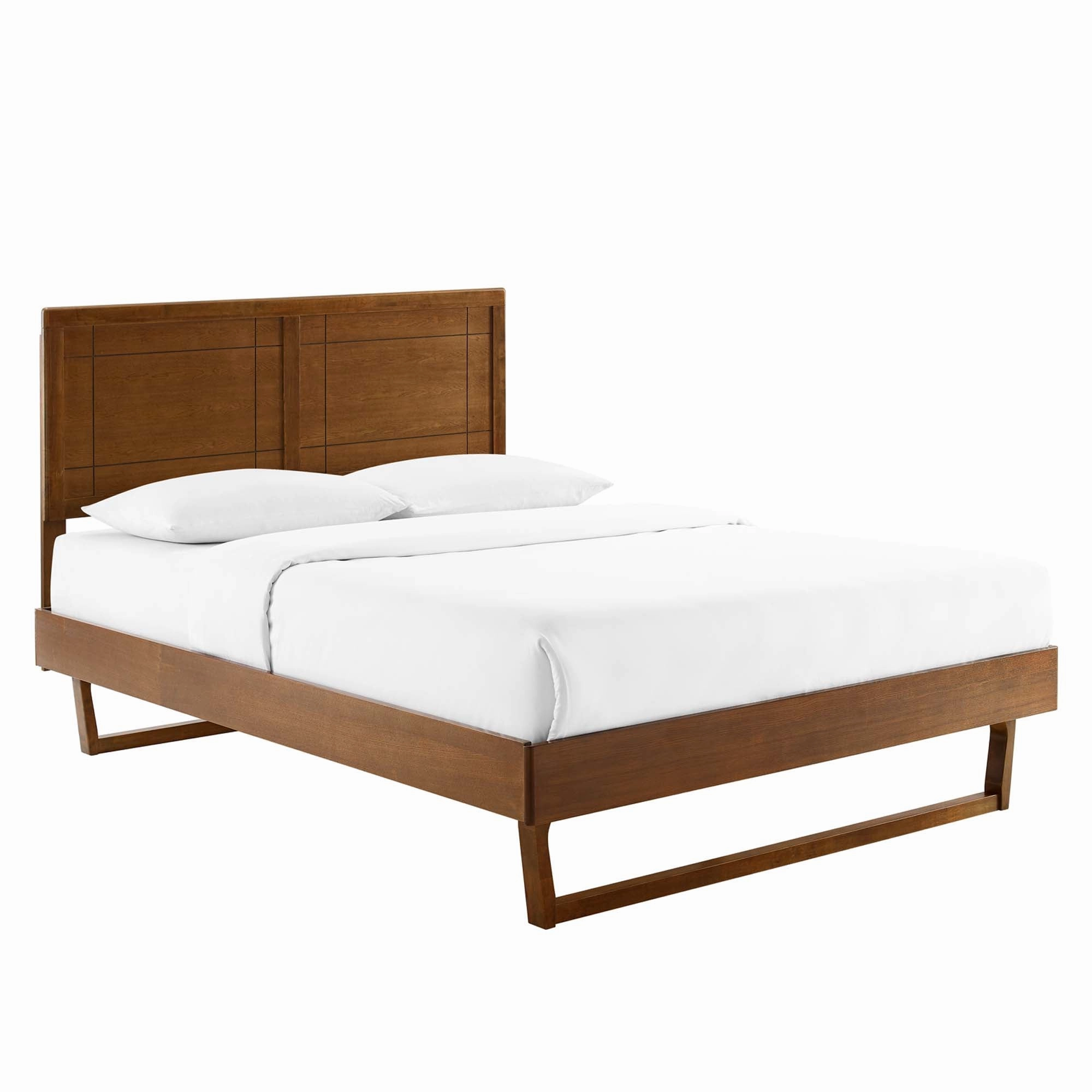 Marlee Wood Platform Bed With Angular Frame by Modway