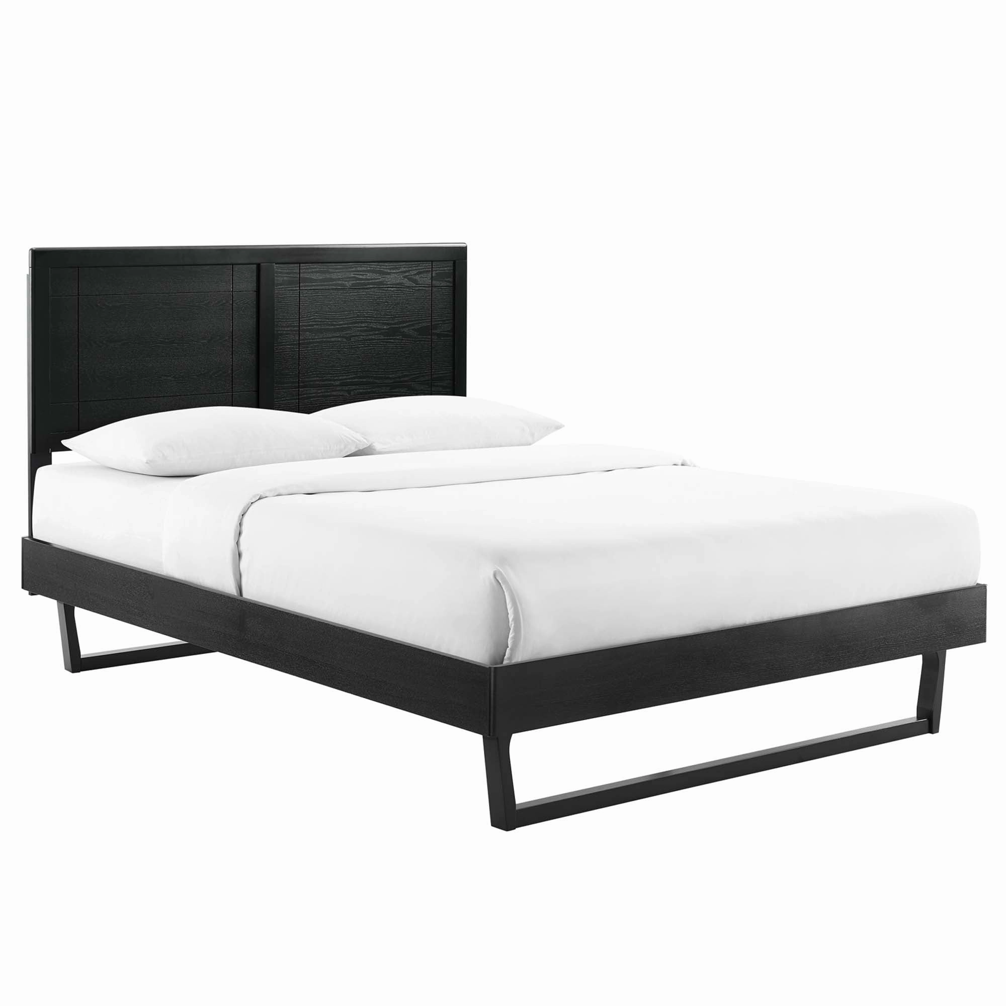 Marlee Wood Platform Bed With Angular Frame by Modway