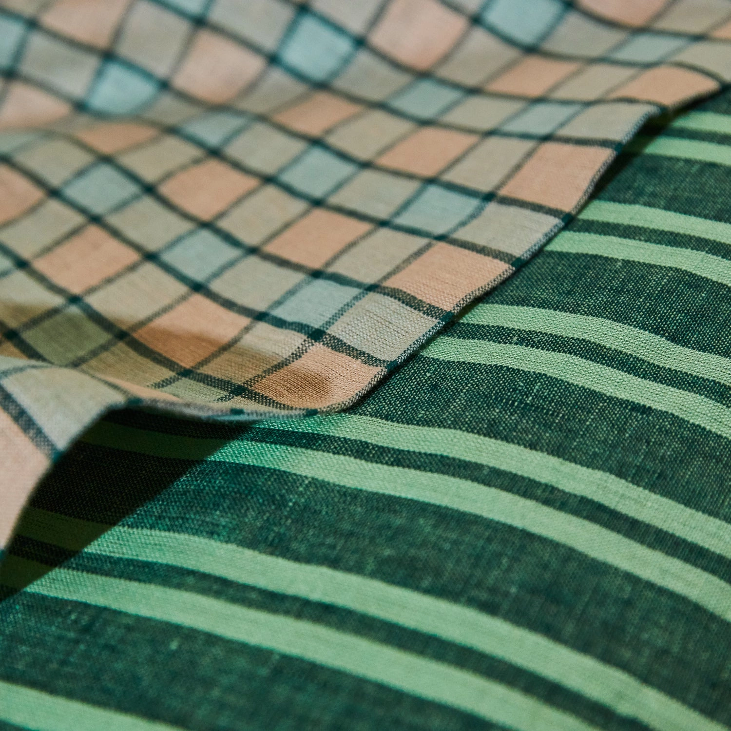 Marquis Linen Sheets - Jade