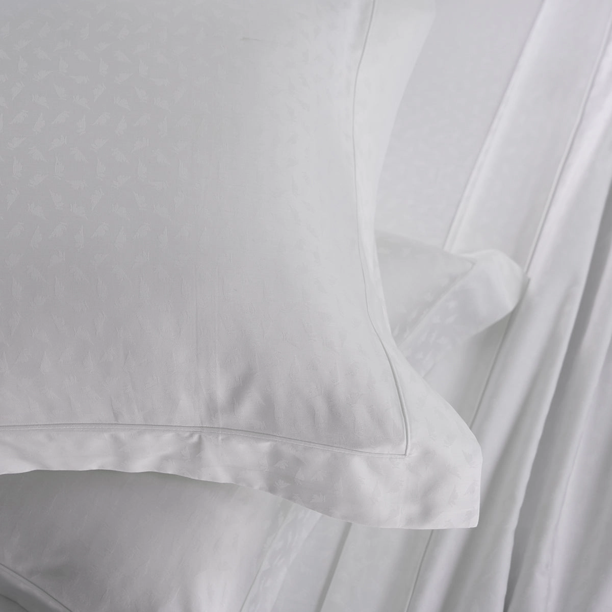 Maspar Leaf Self Jacquard 100% Cotton Ultra Soft Bed Sheet with Pillow Case