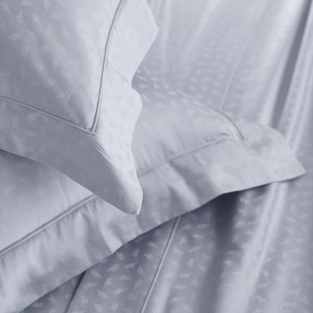 Maspar Leaf Self Jacquard 100% Cotton Ultra Soft Bed Sheet with Pillow Case
