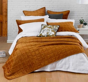 Meeka Coverlet Set Range Chestnut