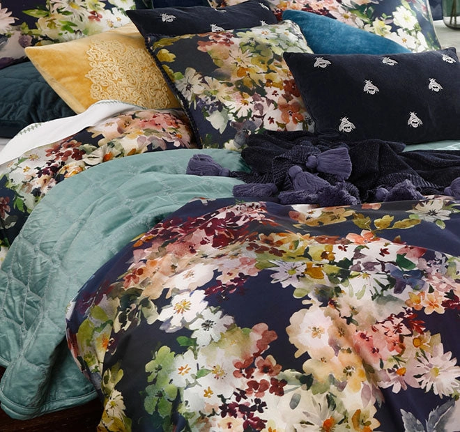 Meeka Coverlet Set Range Laurel