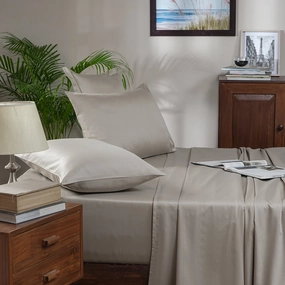 Melina Plain 100% Cotton Extra Soft & Luxurious Bed Sheet with Pillow Case