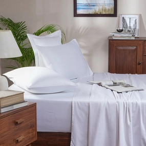 Melina Plain 100% Cotton Extra Soft & Luxurious Bed Sheet with Pillow Case