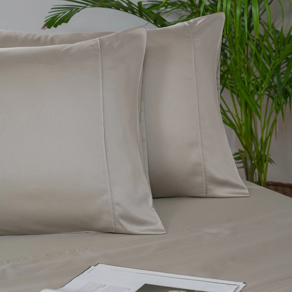 Melina Plain 100% Cotton Extra Soft & Luxurious Bed Sheet with Pillow Case
