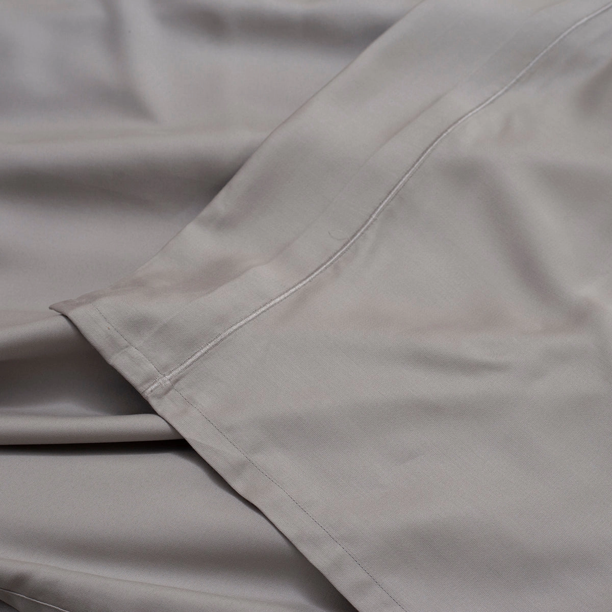 Mellow Grey 100% Excel Fabric Bed Sheet With Pillow Case