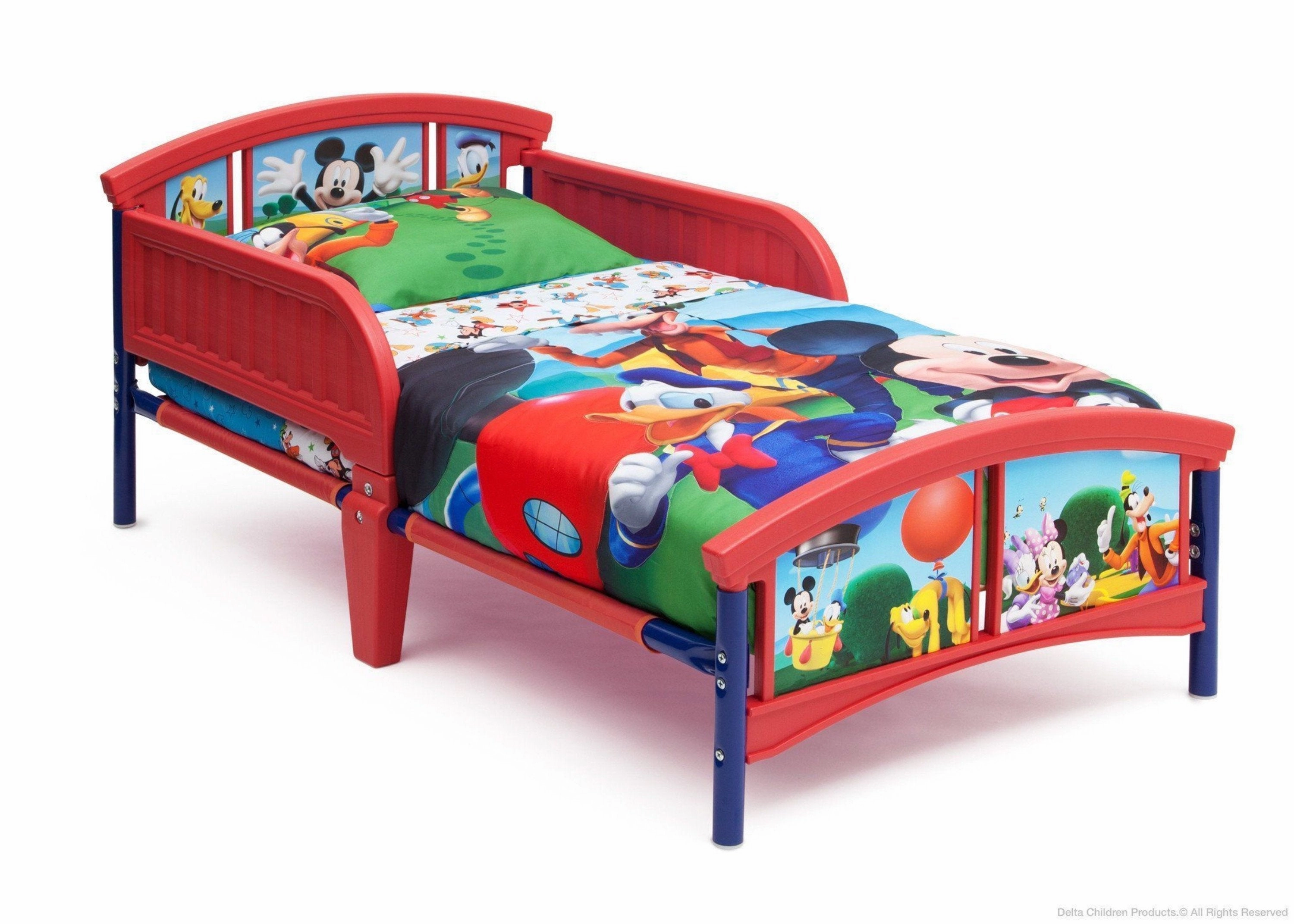 Mickey Mouse Plastic Toddler Bed
