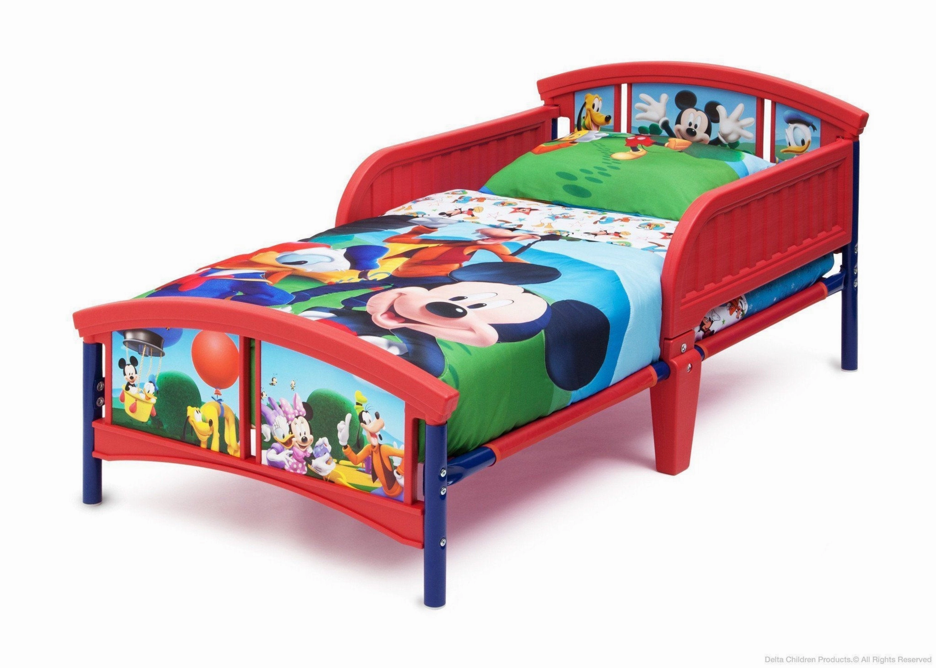 Mickey Mouse Plastic Toddler Bed