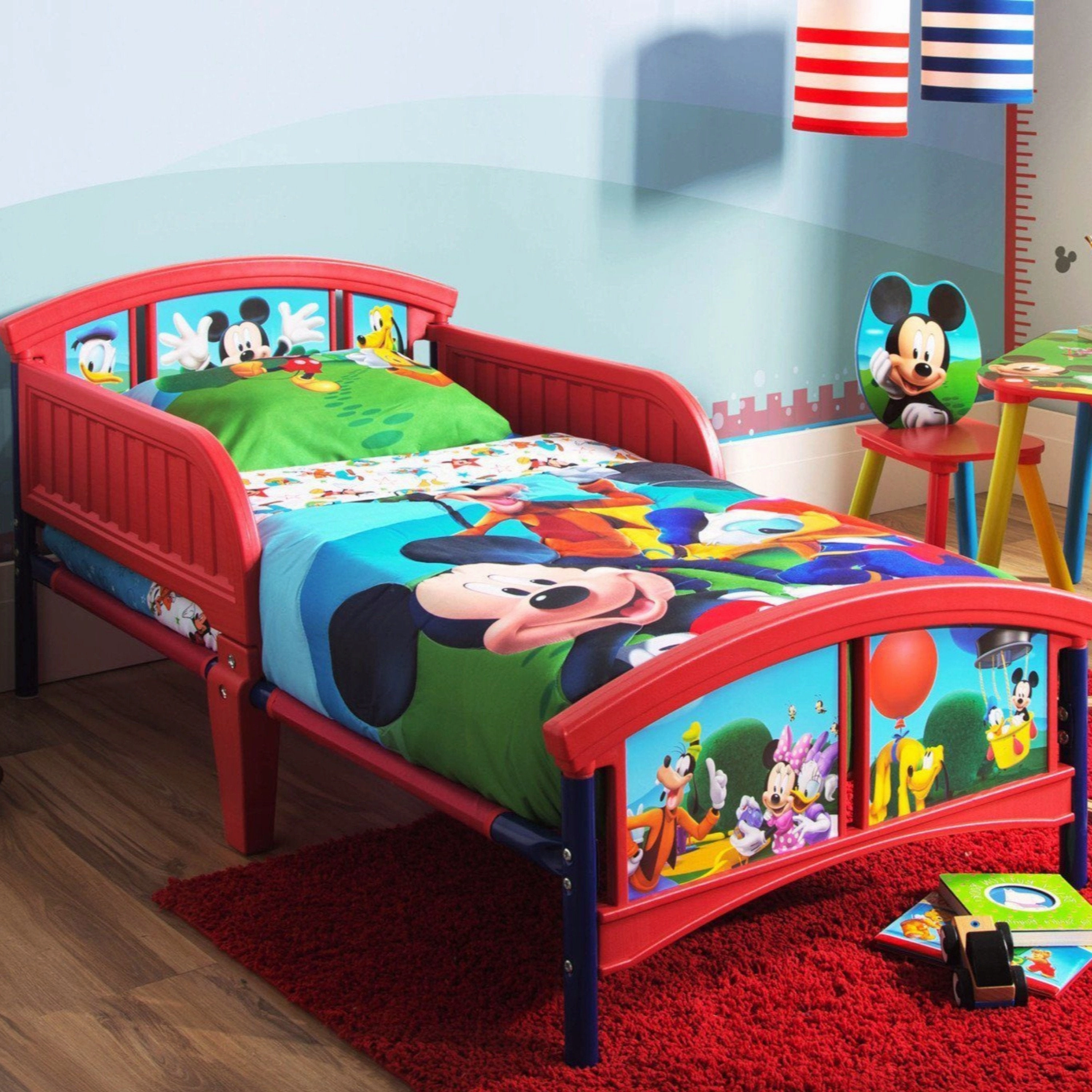 Mickey Mouse Plastic Toddler Bed