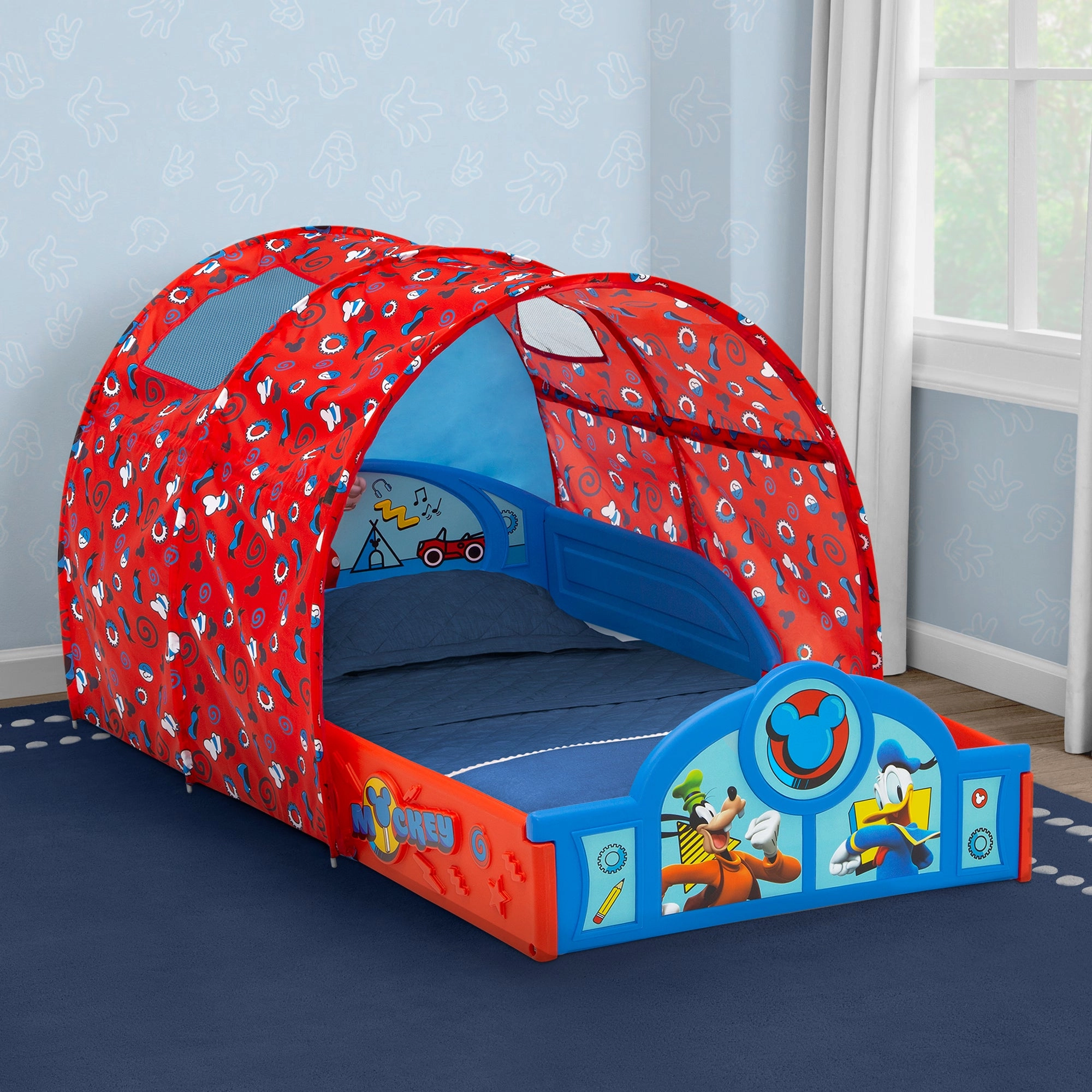 Mickey Mouse Sleep and Play Toddler Bed with Tent