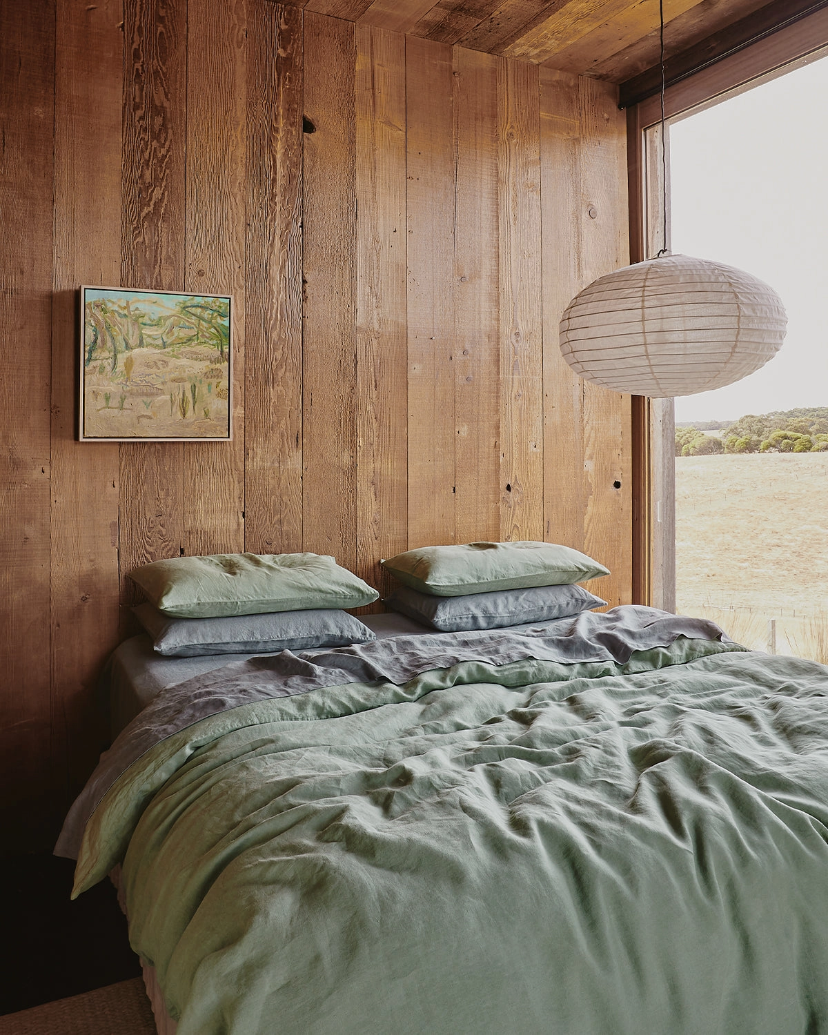 Mineral 100% French Flax Linen Fitted Sheet