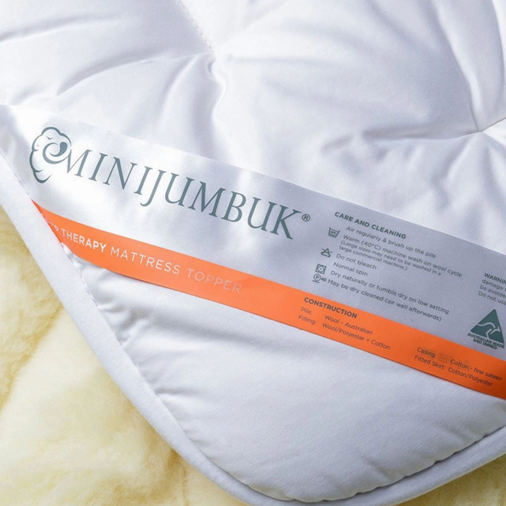 MiniJumbuk Sleep Therapy Wool Mattress Topper