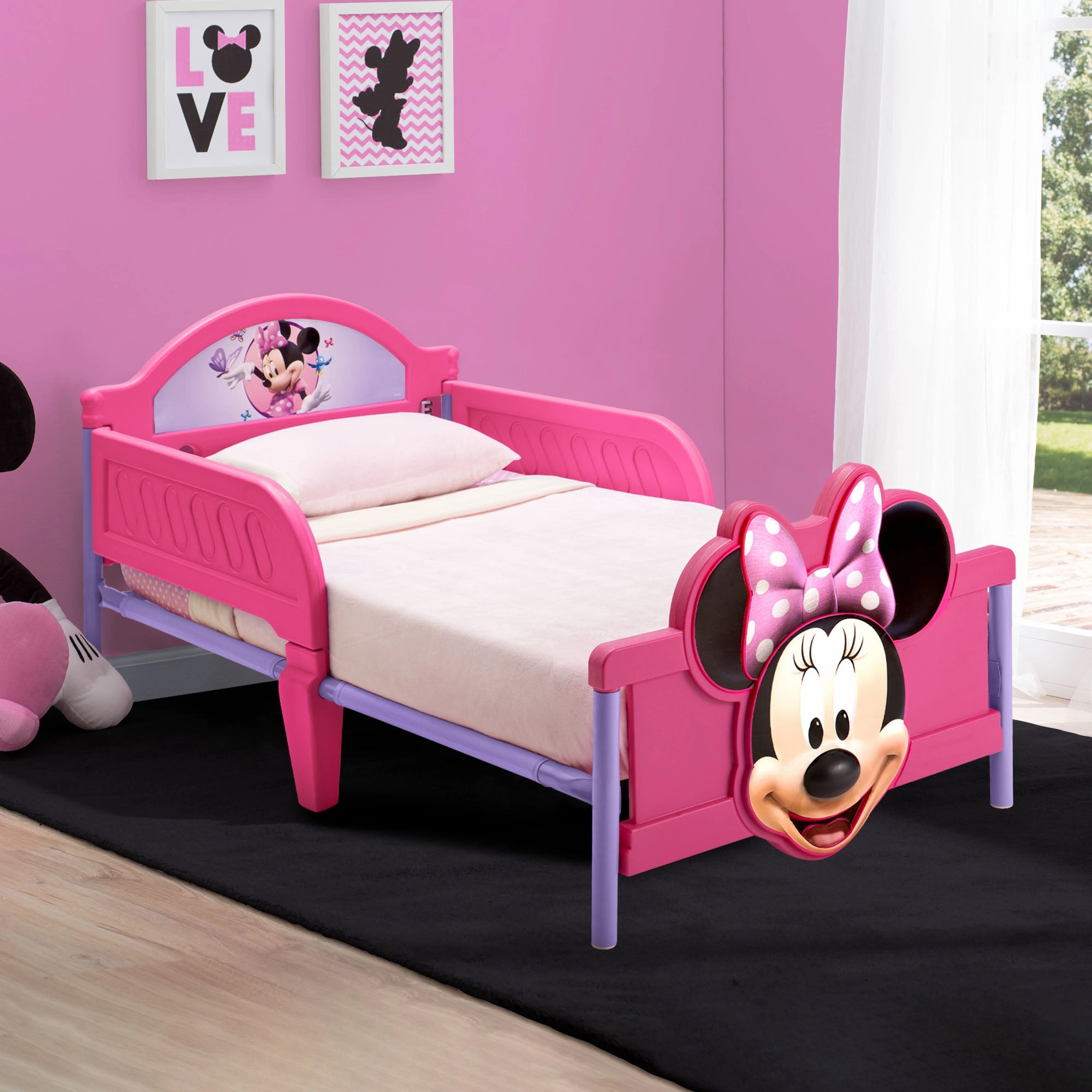 Minnie Mouse Plastic 3D Toddler Bed