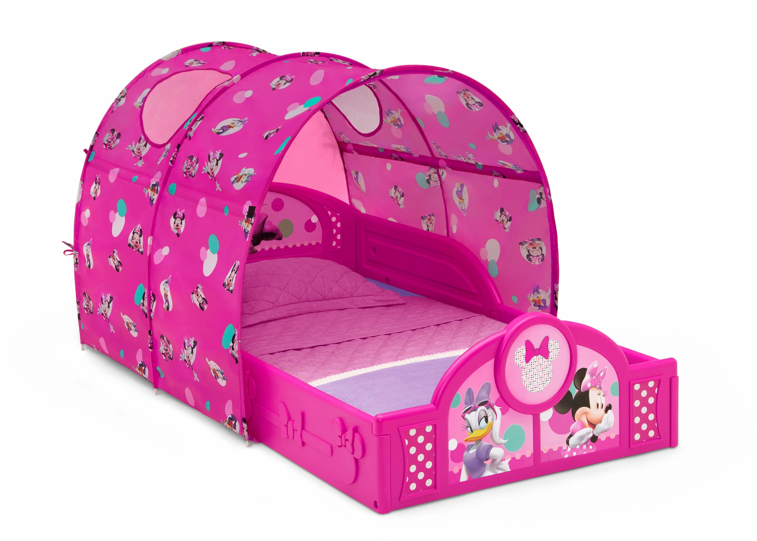 Minnie Mouse Plastic Sleep and Play Toddler Bed with Canopy