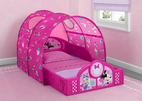 Minnie Mouse Plastic Sleep and Play Toddler Bed with Canopy